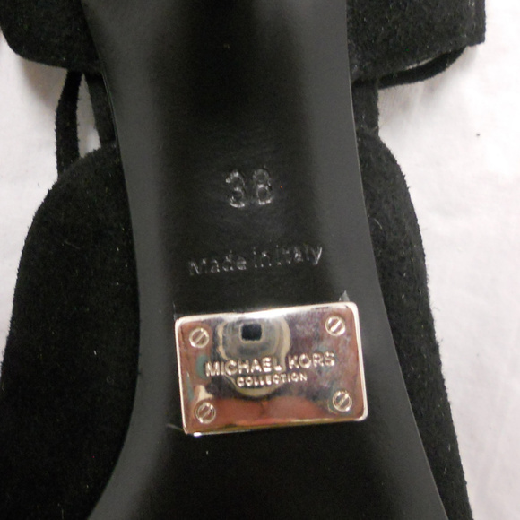 Michael Kors Collection Runway Somers Suede Ankle Kitten Heel 8 NWOT - Picture 2 of 8